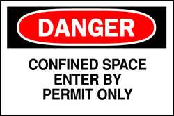 BRADY SPC ABSORBENTS 70248 DANGER SIGN,7X10",R AND BK/WHT,ENG