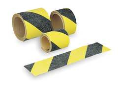 BRADY SPC ABSORBENTS 78146 ANTISLIP TAPE BLACK/YLW STRIPES 1INX60FT