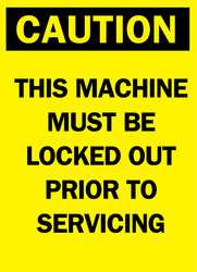 BRADY SPC ABSORBENTS 85893 CAUTION SECURITY SIGN,14X10",BK/YEL