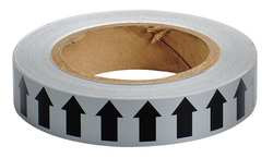 BRADY SPC ABSORBENTS 91415 PIPE MARKING TAPE,GRAY,1IN W,90FT ROLL L