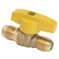 BRASS CRAFT TBVF8 VALVE GAS BALL1 /2OD X1/2 OD F