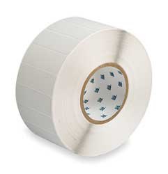 BRADY SPC ABSORBENTS THT-18-486-3 LABEL SILVER 3 IN W POLYESTER