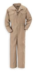 BULWARK CNB2TN  LN/52 D1688 FLAME-RESISTANT COVERALL TAN 2XL H