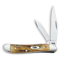 CASE POCKET KNIVES 048 KNIFE POCKT 2 BLD STAG 2-7/8IN