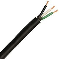 COLEMAN CABLE 2333850408 18/3 SJEW BLK RBR CABLE 250FT
