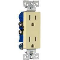 COOPER WIRING 1107V-BOX 15A 3WIRE IVRY DUPL RECEPTACLE
