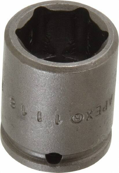 APEX TOOL GROUP 1118 IMPACTSOCKET:1/4"DRIVE,9/16"SOCKET,HEXDR
