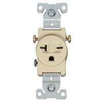 COOPER WIRING 1876V-BOX 20A 3WIRE IVRY SGL RECEPTACLE