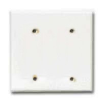 COOPER WIRING 2137W-BOX 2G WHITE BLANK PLATE