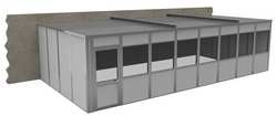 PORTA-KING VK1STL 16'X32' 3-WALL H7613 MDLR IN-PLNT OFFICE 3-WALL 16FT.DX