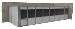 PORTA-KING VK1STL 12'X32' 2-WALL H7587 MDLR IN-PLNT OFFICE 2-WALL 12FT.DX