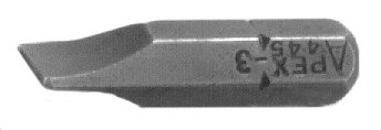 APEX TOOL GROUP 445-1X REGULAR BLADE SCREWDRIVER BITS