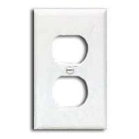COOPER WIRING 5132W 1G WHITE DUPLEX PLATE 10PK