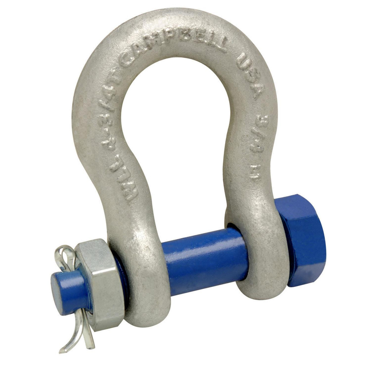 APEX TOOL GROUP 5390835 999 1/2" 2T ANCHOR SHACKLE W/SAFETY PIN 