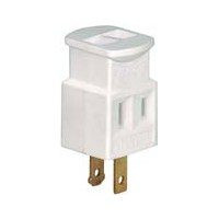 COOPER WIRING BP4400W WHT 3OUTLET 2WIRE CUBE TAP