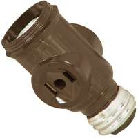 COOPER WIRING BP715B BRWN KEYLS LAMPHOLDER ADAPT