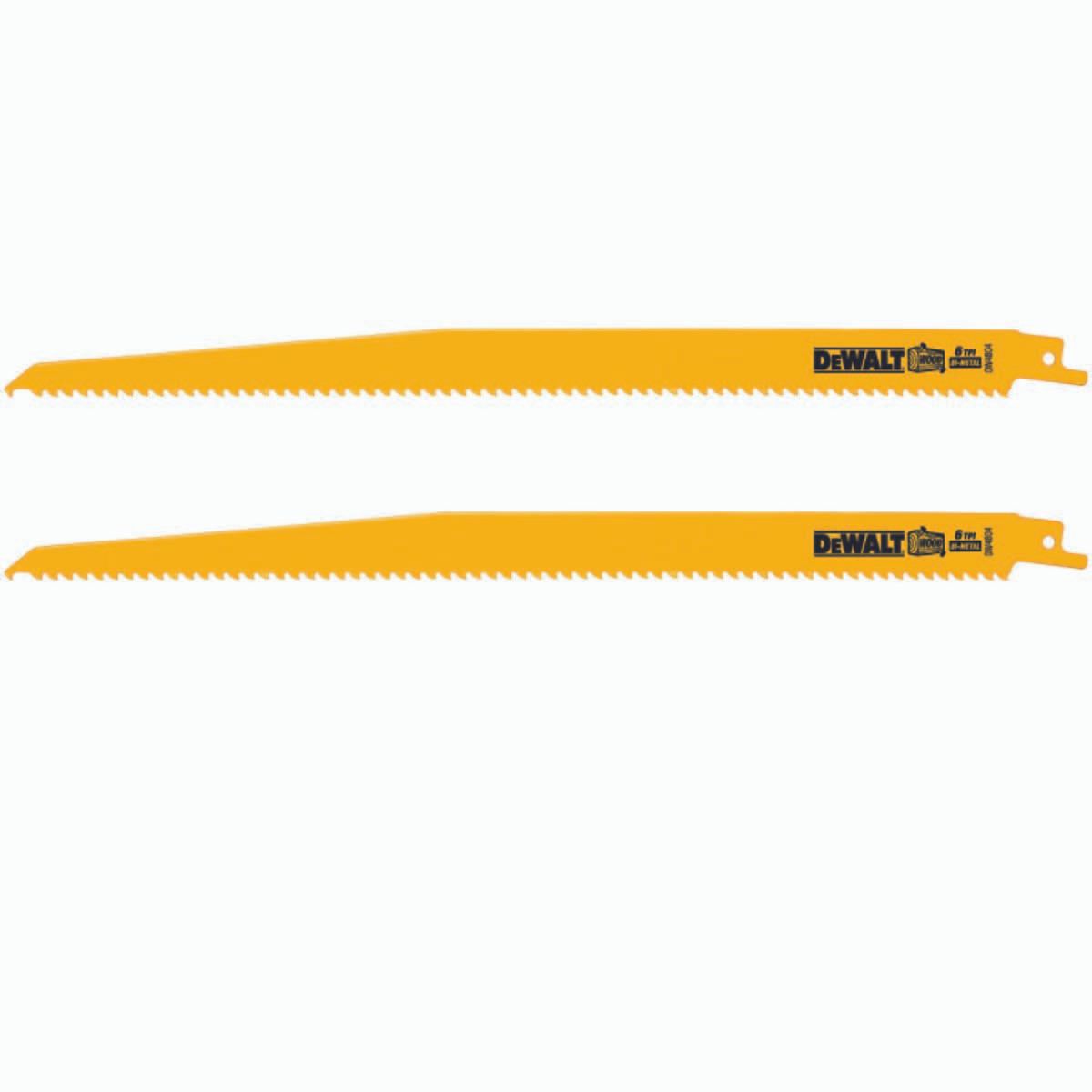 DEWALT TOOLS DW4804-2 12IN 6TPI TAPER BK BL-2PK