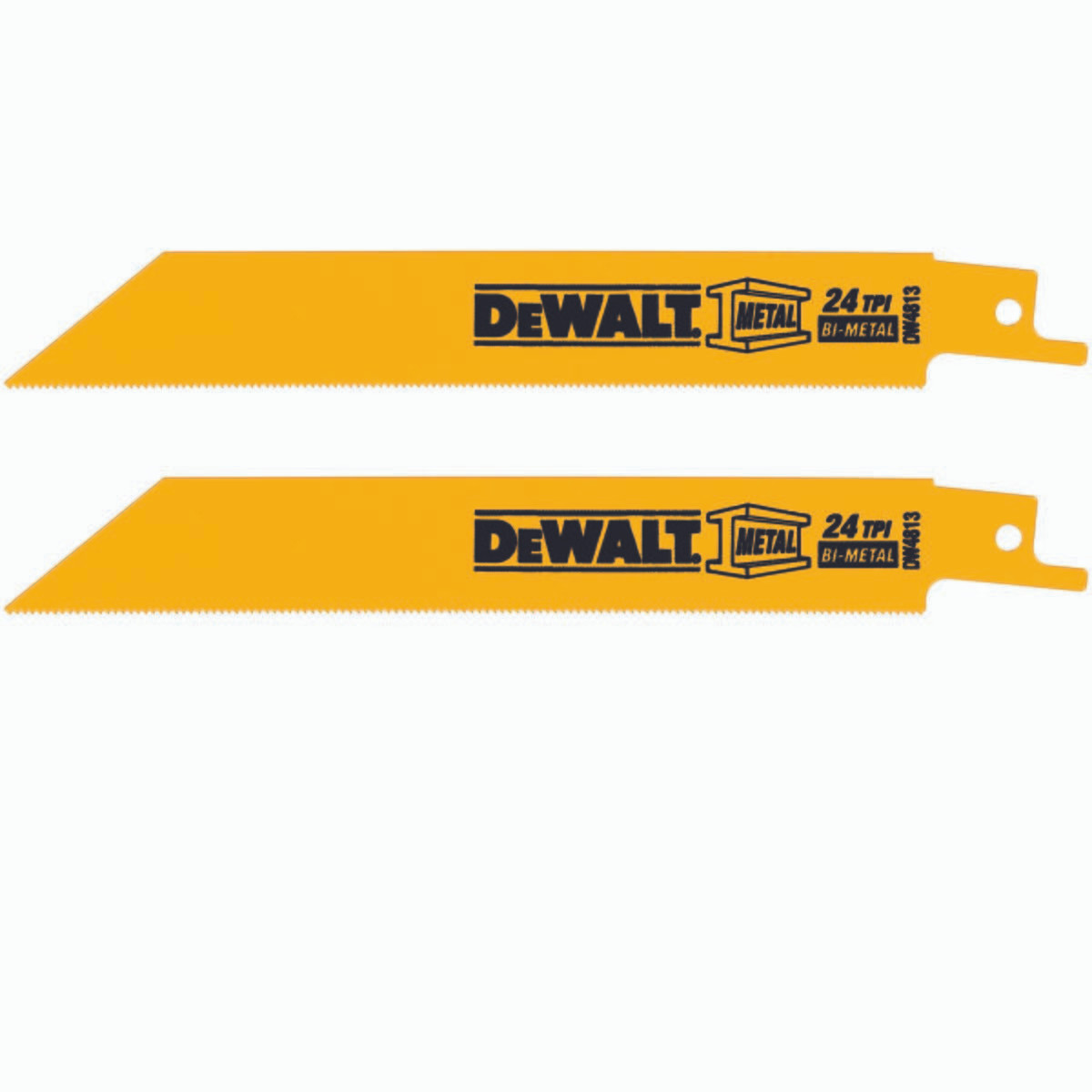 DEWALT TOOLS DW4813-2 6IN 24TPI STGT BK BLD-2PK