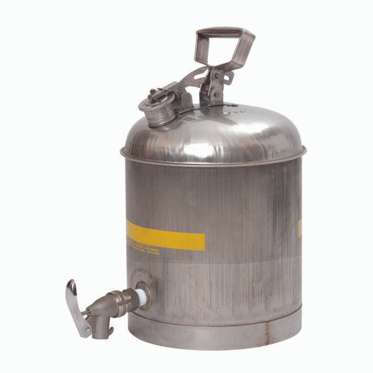 EAGLE MFG 1327 SAFETY FAUCET CANS, STAINLESS W/SS ECO F