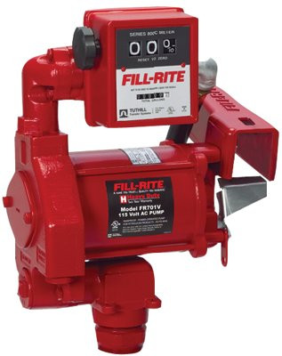 FILL-RITE FR701V FUEL TRANSFER PUMP,1/3 HP,18 GPM 00653