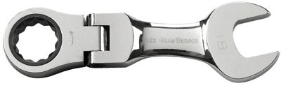 GEARWRENCH 9558 17MM STUBBY FLEX RATCHETING WRENCH