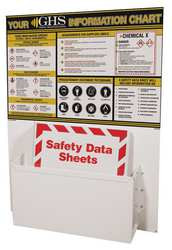 GHS SAFETY GHS1002 GHS INFORMATION CENTER 1 BINDER