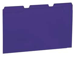 UNIVERSAL ONE UNV10505 FILE FOLDERS LETTER VIOLET PK100
