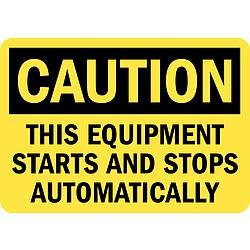 LYLE U1-1030-RD_10X7 CAUTION SIGN 10X7 IN. ENGLISH