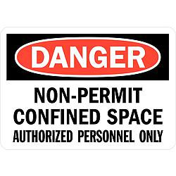 LYLE U1-1007-RD_10X7 DANGER SIGN 10X7 IN. ENGLISH
