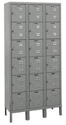 HALLOWELL U3258-6HG HALLOWELL SIX TIER 18 DOOR PREMIUM STEEL
