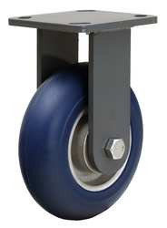HAMILTON R-WH-62AYB PLTE CASTER,RGD,POLY,6",850 LB.,BLUE