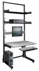 HERGO 95-UNI84-360 COMPUTER WORKSTATION,2 SHELF