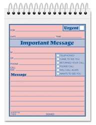 TOPS MANUFACTURING CO. TOP4010 PHONE MESSAGE BOOK,2-PART CARBONLESS