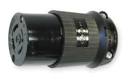 HUBBELL HBL2713BK CONNECTOR 125/250VAC 30A L14-30R 3P 4W