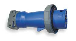 HUBBELL HBL520P9W IEC PIN AND SLEEVE PLUG 4P 5W 20A 208V