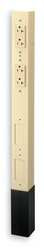 HUBBELL HBLPP10SAI ALUM SRVICE POLE IVORY 10 FT 2 L 2.13 W