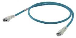 HUBBELL HC6B15 PATCH CORD CAT 6 CLEAR BOOT BLUE 15 FT.