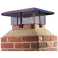 HY-C COMPANY SCADJ-S-C CHIMNEY CAP, BLACK STEEL, ADJUSTABLE, 5/