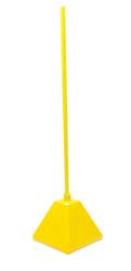 IDEAL SHIELD BPB-YL-98-YL W/O WHEELS SIGN BASE HDPE YELLOW