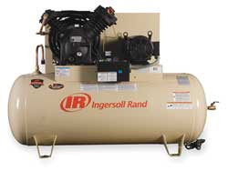 INGERSOLL-RAND 2545E10B ELECTRIC AIR COMPRESSOR 2 STAGE 10 HP