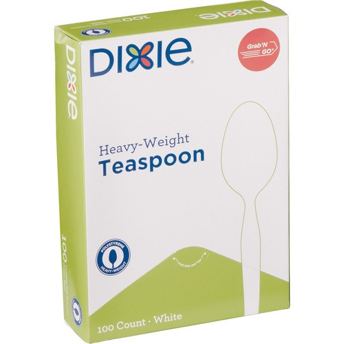 DIXIE PAPER PRODUCTS TH207 DIXIE FOODS  HEAVYWT PLASTIC TEASPOONS, 