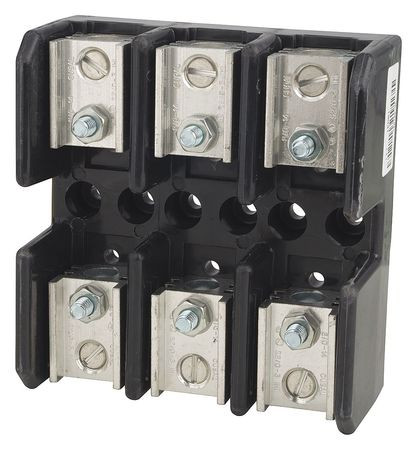 COOPER BUSSMANN T60100-3C FUSE BLOCK 61 TO 100A T 3 POLE