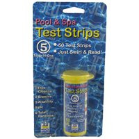 JED POOL TOOLS, INC. 00-490 POOL TEST STRIP 5 FACTR 50 STP