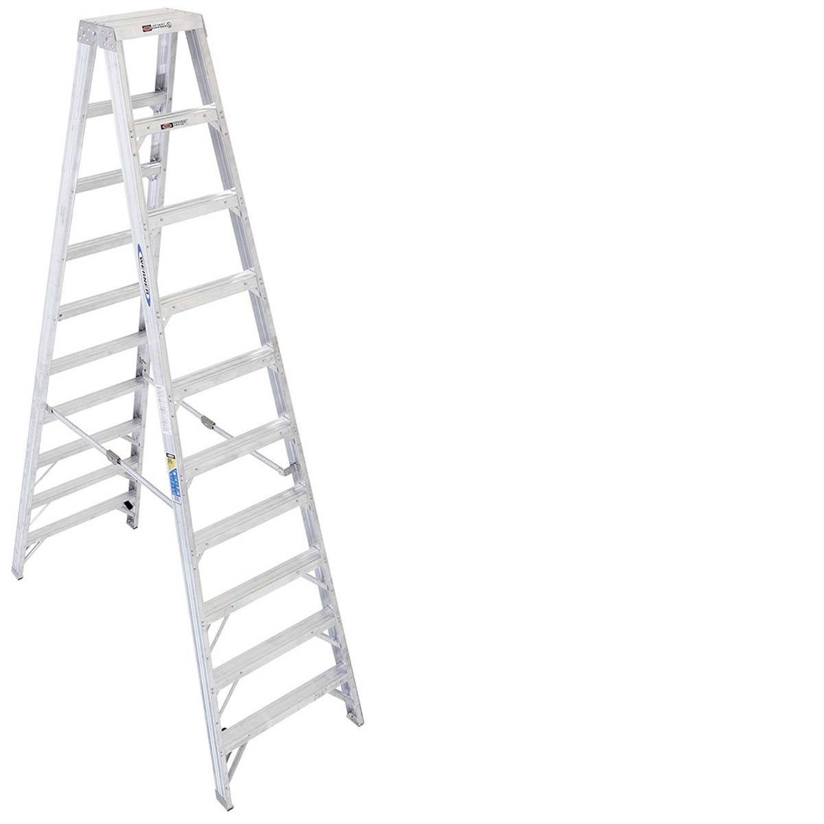 WERNER CO T410 10' AL TWIN STEP LDR IAA