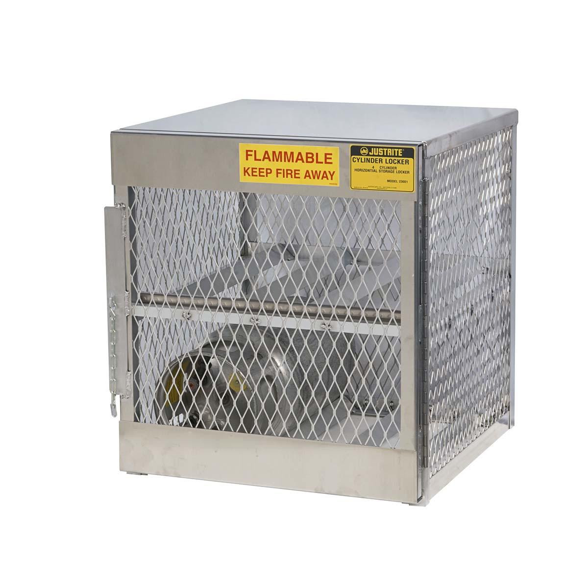 JUSTRITE MFG COMPANY 23001 HORIZONTAL 4 CYLINDER LOCKER