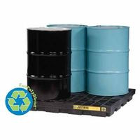 JUSTRITE MFG COMPANY 28657 ECOPOLYBLEND BLACK 4 DRUM ACCUMULATION C