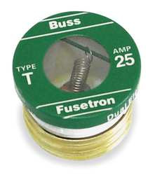 COOPER BUSSMANN T-20 125 VAC, 20 AMP, TIME DELAY PLUG FUSE