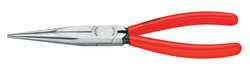 KNIPEX 38 11 200 NEEDLE NOSE PLIER,8",SERRATED