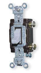 LEVITON CS115-2GY TOGGLE SWITCHES