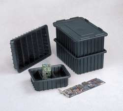 LEWIS BINS CDC3040-MXL CONDUCTIVE BOX COVER BLACK 1-1/2X18X23